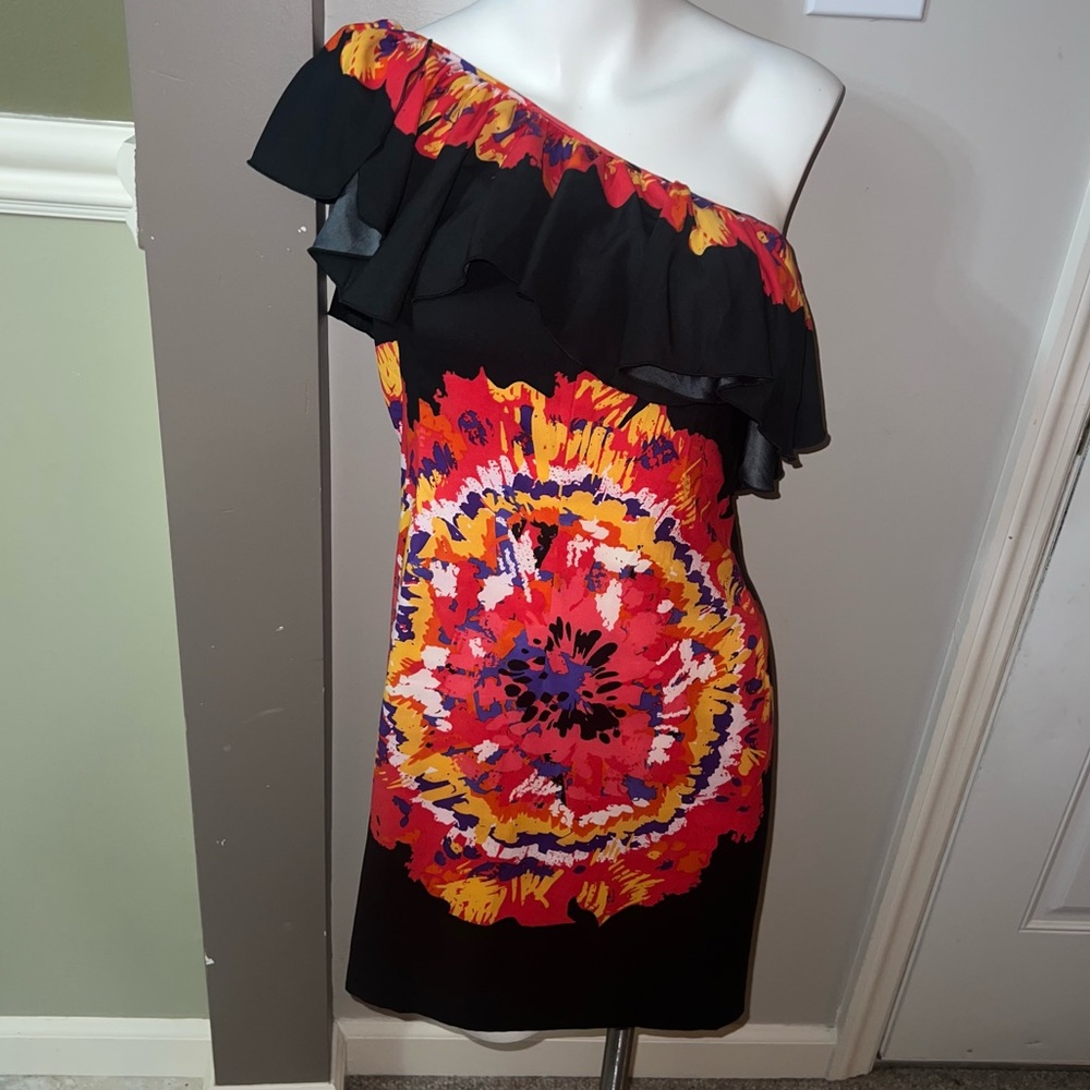 Rampage one shoulder dress size Medium